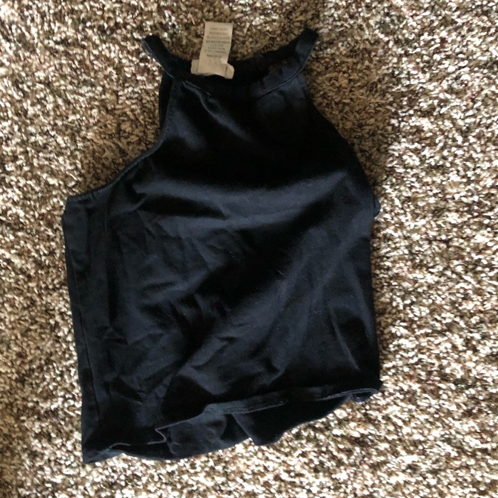 Wet seal black tank top size xs